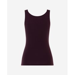 SATTI yoga top, kologisk - Aubergine