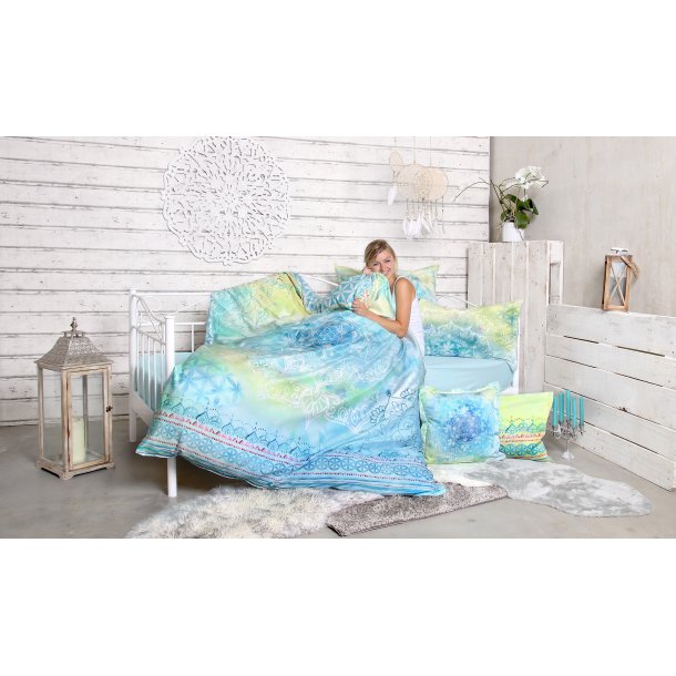 Sengetj, kologisk - Blue Dream Pude betrk 40*80