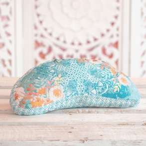 Meditationspude 15 cm, halvmne - Jade