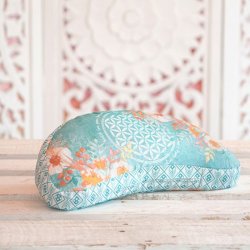 Meditationspude 15 cm, halvmne - Jade