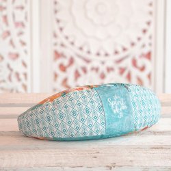 Meditationspude 15 cm, halvmne - Jade