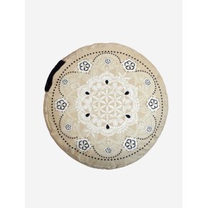 Meditationspude, 17 cm - Sort & Natur