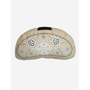 Meditationspude 15 cm, halvm�ne - Sort & Natur