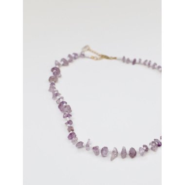 So ametyst krystal halskde