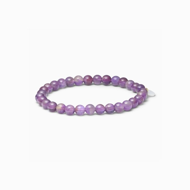 So ametist kristallarmband, 6mm