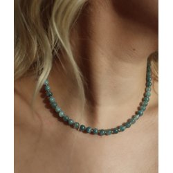 So aquamarin krystal halskde