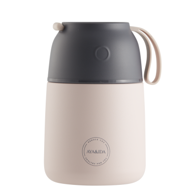 AYA&IDA FOOD'ie termo madbeholder, 500 ml - Soft Rose