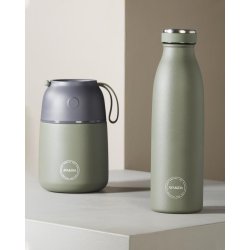 AYA&IDA FOOD'ie termo madbeholder, 500 ml - Tropical Green
