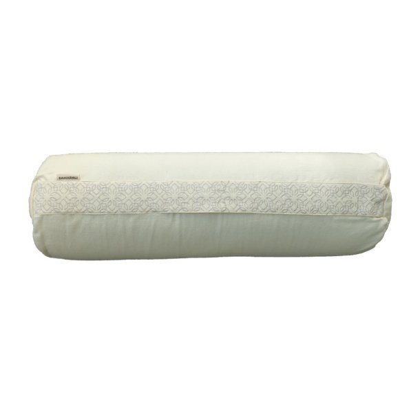 Samarali Yoga Bolster, ekologisk  - Ivory