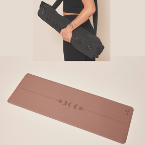 Moonchild STAY GROUNDED yogamtte, Burro + taske