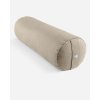 Yoga kudde / Bolster, ekologisk - Light Taupe
