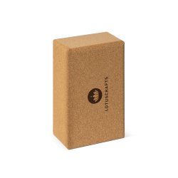 LOTUSCRAFTS Yoga kork Blok 7,5 cm  