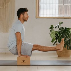 LOTUSCRAFTS Yoga kork Blok 9 cm  