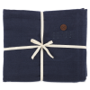 Organic Yoga Blanket, Dark Blue