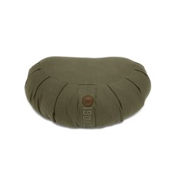CALM meditation s�t med halvm�ne meditationspude, Dark Olive