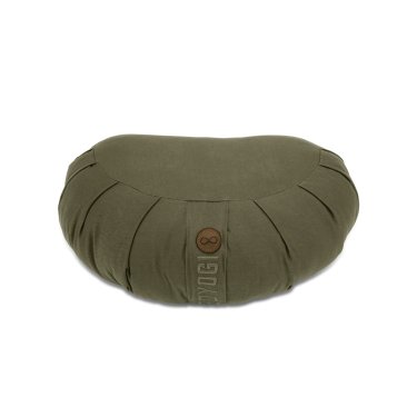 CALM halvmåne meditationskudde, Dark Olive
