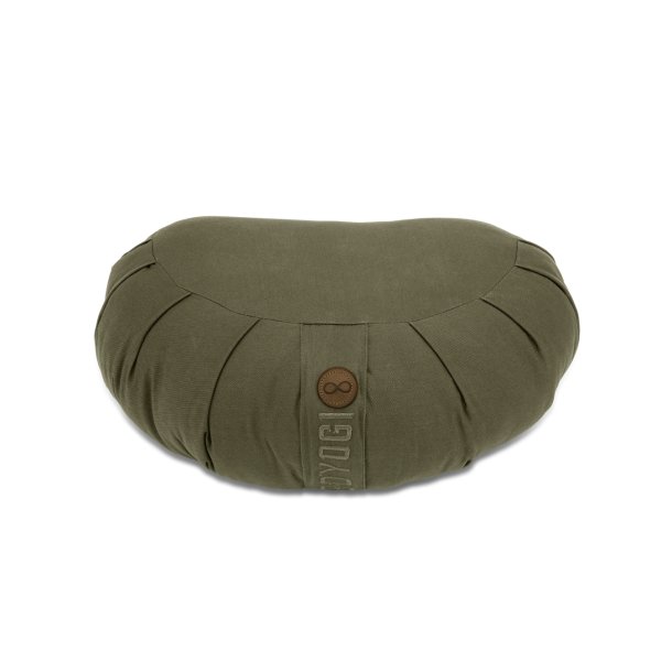 CALM halvmne meditationskudde, Dark Olive