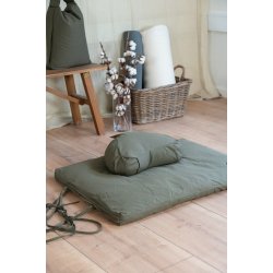 CALM halvmne meditationspude, Dark Olive