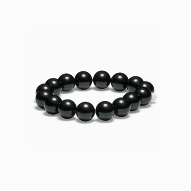 So� Chunky Black Onyx krystalarmb�nd