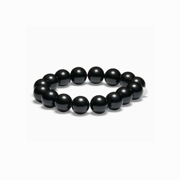 So� Chunky Black Onyx krystalarmb�nd