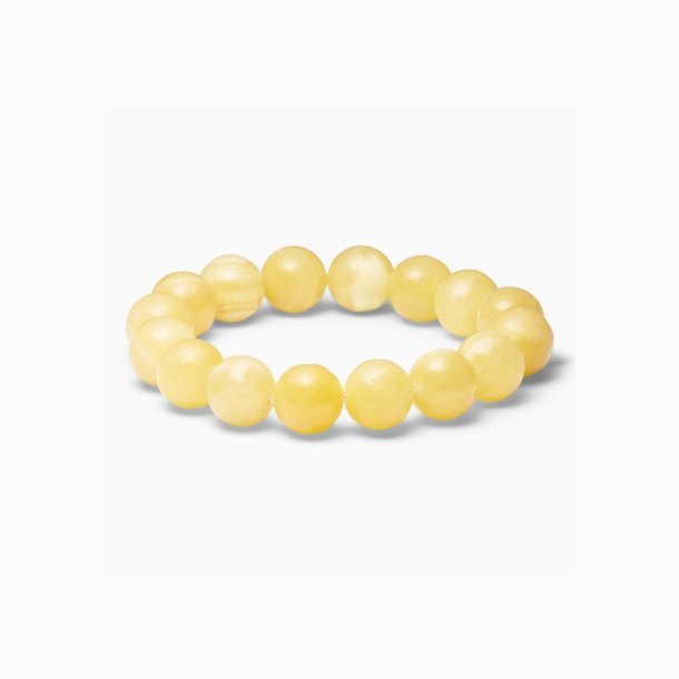 So Chunky gul jade kristallarmband