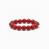 So� Chunky r�d jade kristallarmband