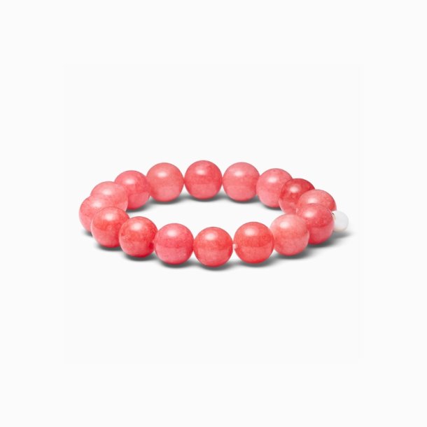 So Chunky rd kvarts kristallarmband