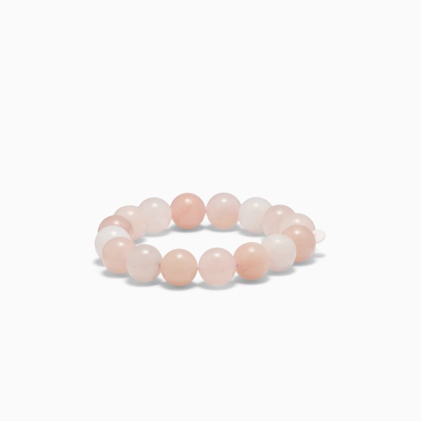 So Chunky rosa jade kristallarmband