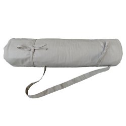 Futon Yogamtte af kologisk bomuld - Chateau Grey