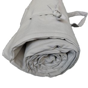 Futon Yogamtte af kologisk bomuld - Chateau Grey