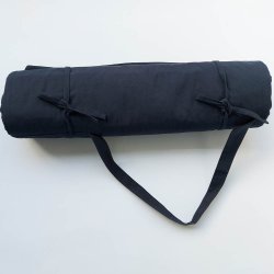Futon Yogamtte af kologisk bomuld - Navy Blue