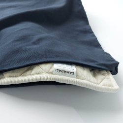 Futon Yogamtte af kologisk bomuld - Navy Blue