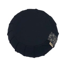 Samarali Meditationspude / Zafu 12 cm, kologisk - Navy Blue