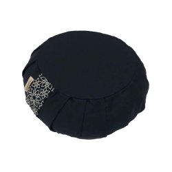 Samarali Meditationspude / Zafu 12 cm, kologisk - Navy Blue