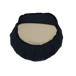 Samarali Meditationspude / Zafu 12 cm, kologisk - Navy Blue