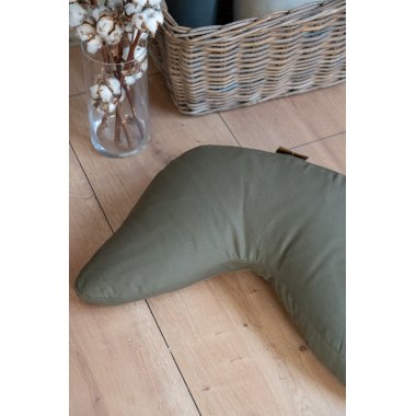 CALM halvm�ne meditationspude, skr�, Dark Olive