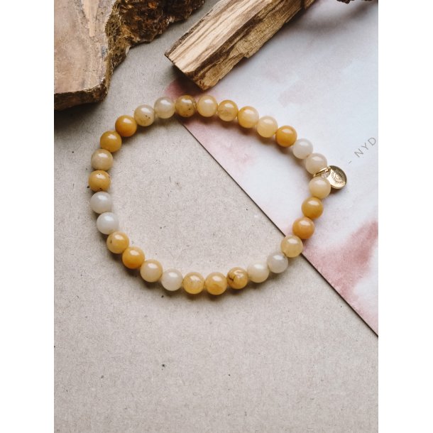HARMONI crystal bracelet made of yellow jade from GOYOGI