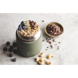 AYA&IDA FOOD'ie termo madbeholder, 500 ml - Tropical Green