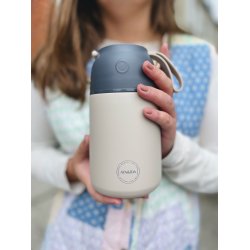AYA&IDA FOOD'ie termo madbeholder, 700 ml - Cream Beige