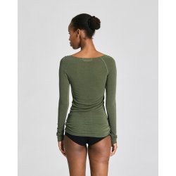 Amalie Wool blus, Olive Night