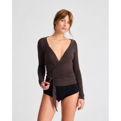 Sl om bluse Anne Wool Wrap fra GAI+LISVA