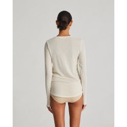 GAI+LISVA THYRA Wool bluse - Off White