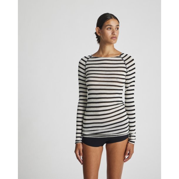 Amalie Wool blus - Sailor Stripe