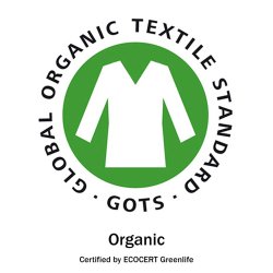 Samarali Meditationspude halvmne 12 cm, kologisk - Denim Blue