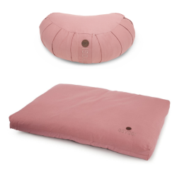 Goyogi CALM meditation s�t med meditationspude og meditationsm�tte, rose