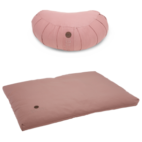 CALM meditation st med halvmne meditationspude, Rose