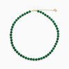 So grn jade kristall halsband