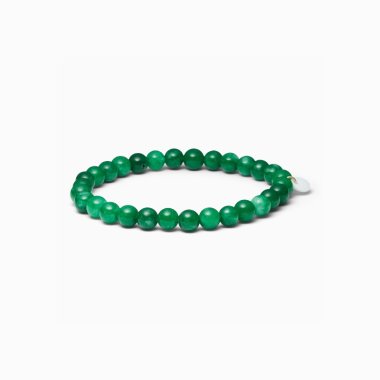 So grn jade krystal armbnd, 6mm