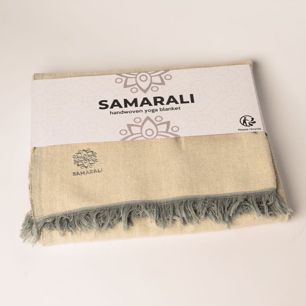Samarali yoga filt, ekologisk - Beige