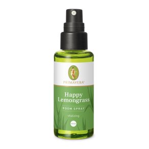 HAPPY LEMONGRASS Room Spray, kologisk aromaterapi